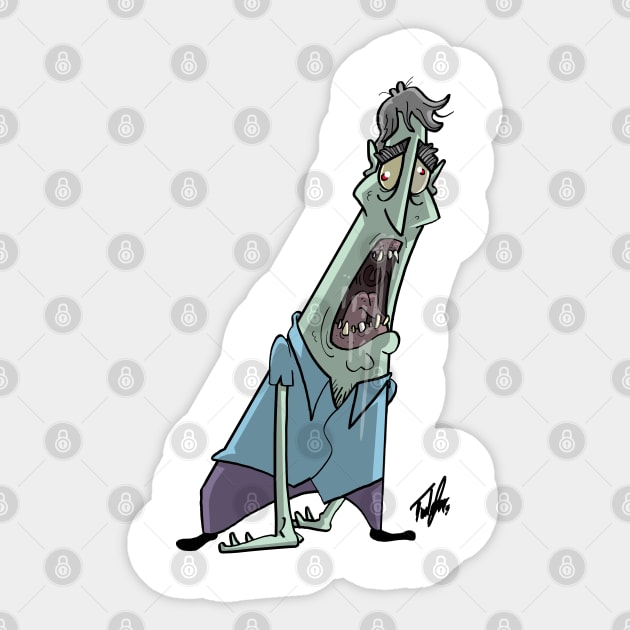 Zombie Sticker by Tuckerjoneson13